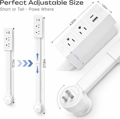 Electrical Outlet Extender Stick – Outlet Extender for Deep or Shallow Boxes, Wall Outlet Extender Solution for Home Projects, Safe and Easy Outlet Extender Installation