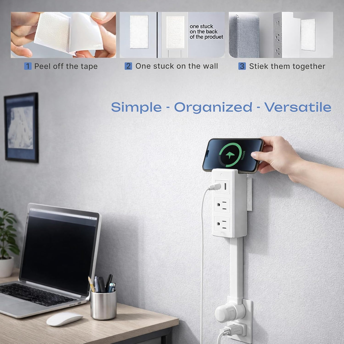 Electrical Outlet Extender Stick – Outlet Extender for Deep or Shallow Boxes, Wall Outlet Extender Solution for Home Projects, Safe and Easy Outlet Extender Installation